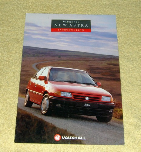 Vauxhall astra mk3 range 1991 - vauxhall, range,